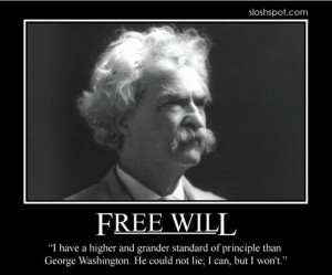 Mark Twain Freewill